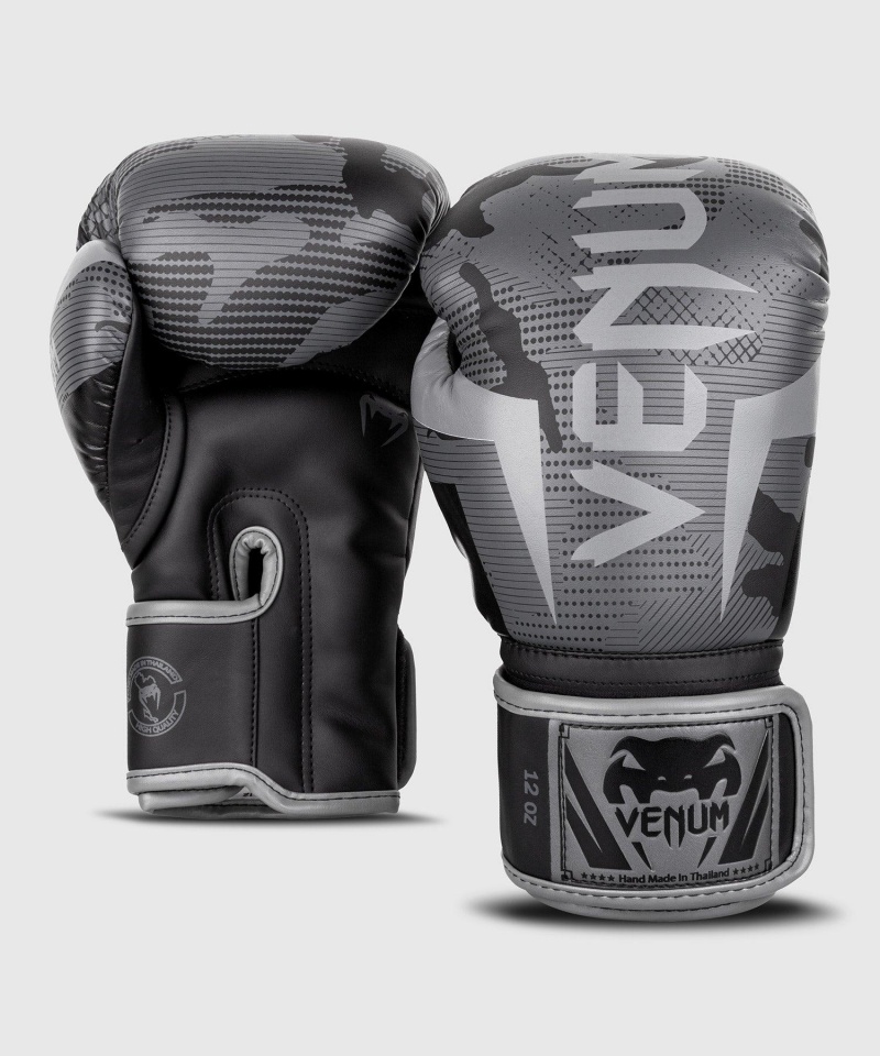 Venum Elite(Muay Thai) Naisten Nyrkkeilyhanskat Mustat | 71693-AXQI | Suomi