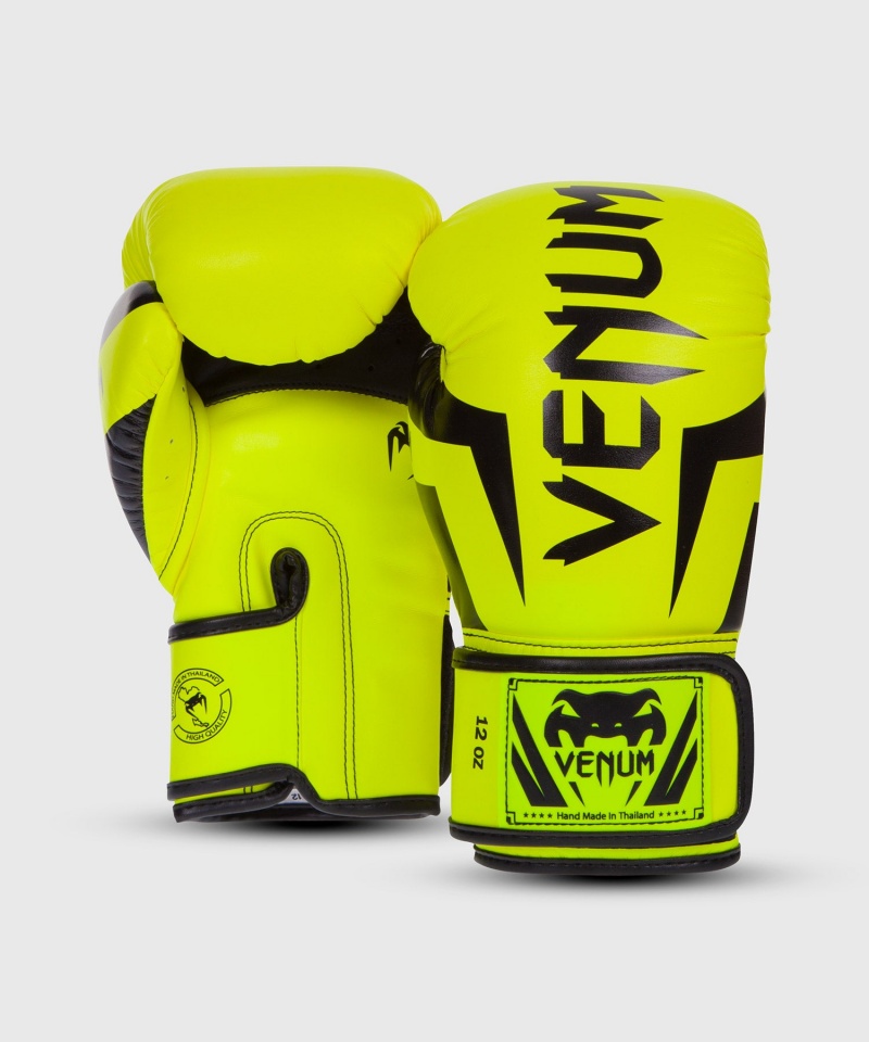 Venum Elite(Muay Thai) Naisten Nyrkkeilyhanskat Keltainen | 76094-OUDS | Suomi