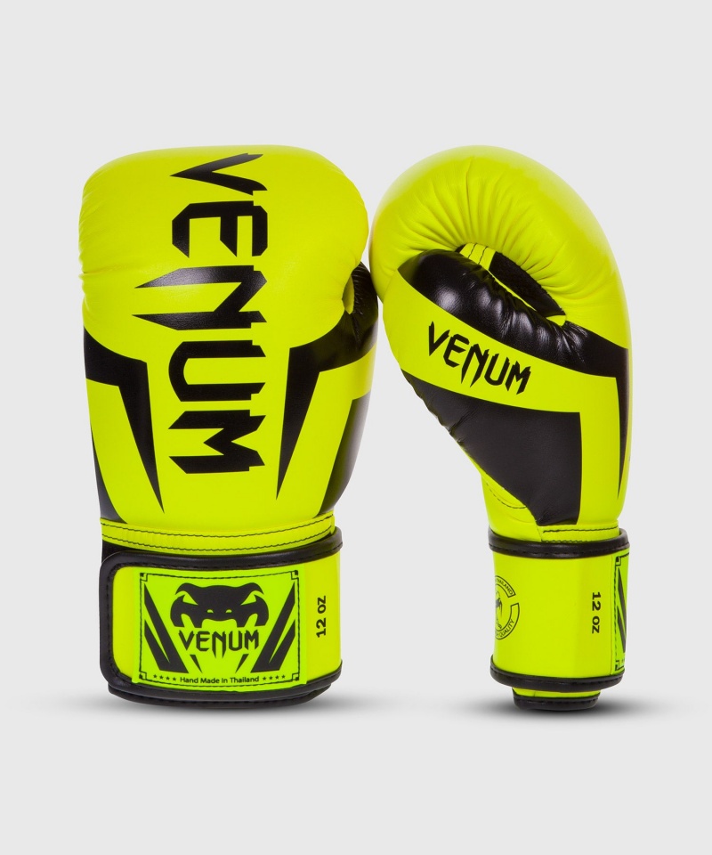 Venum Elite(Muay Thai) Naisten Nyrkkeilyhanskat Keltainen | 76094-OUDS | Suomi