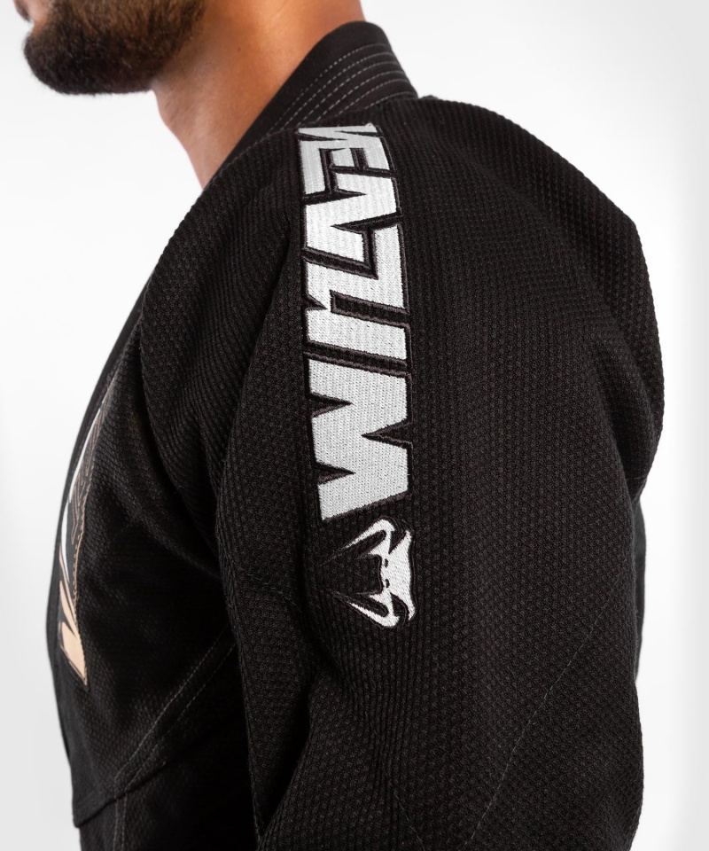 Venum Elite 3.0 BJJ Gi Miesten BJJ Kimonos Mustat | 31687-SGBM | Suomi