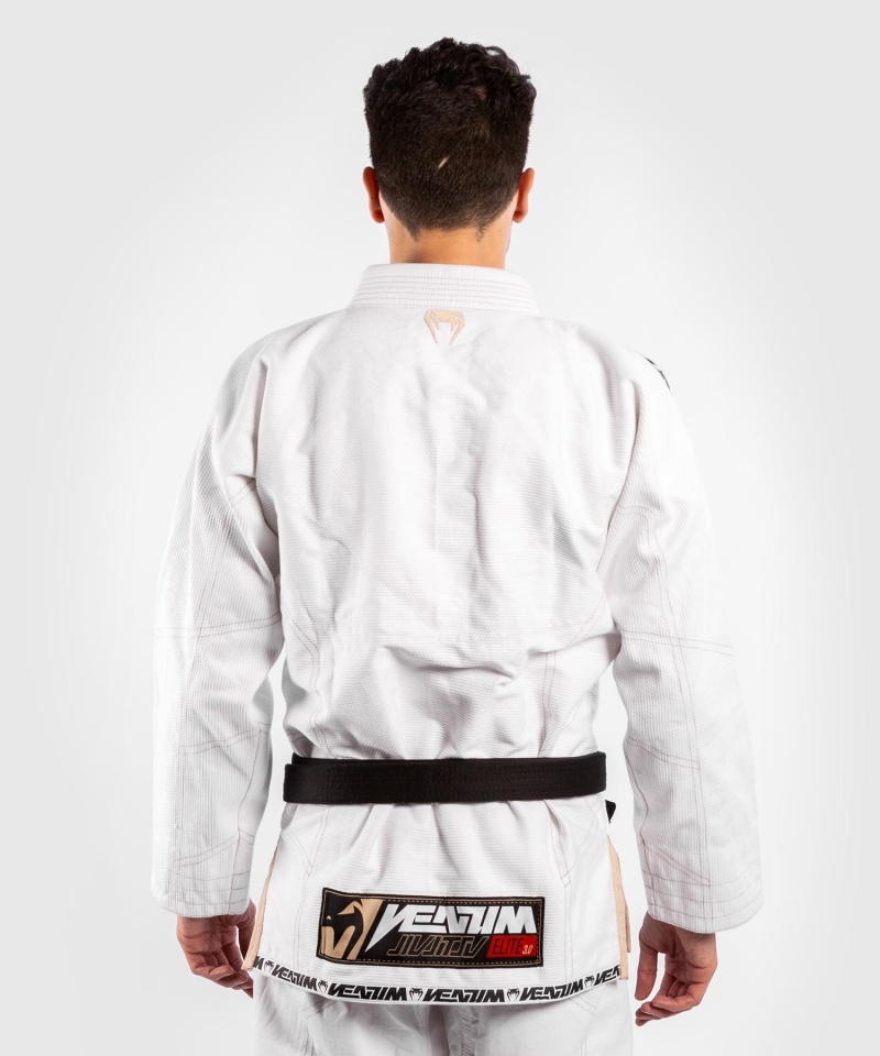 Venum Elite 3.0 BJJ Gi Miesten BJJ Kimonos Valkoinen | 49126-QSEK | Suomi