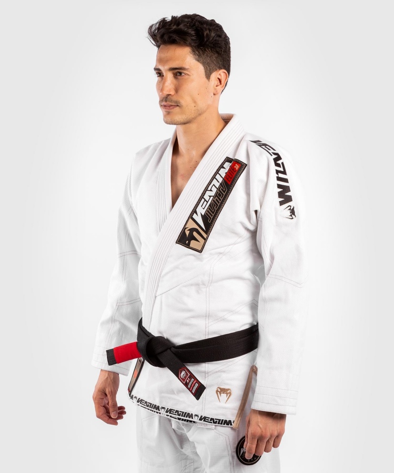 Venum Elite 3.0 BJJ Gi Miesten BJJ Kimonos Valkoinen | 49126-QSEK | Suomi