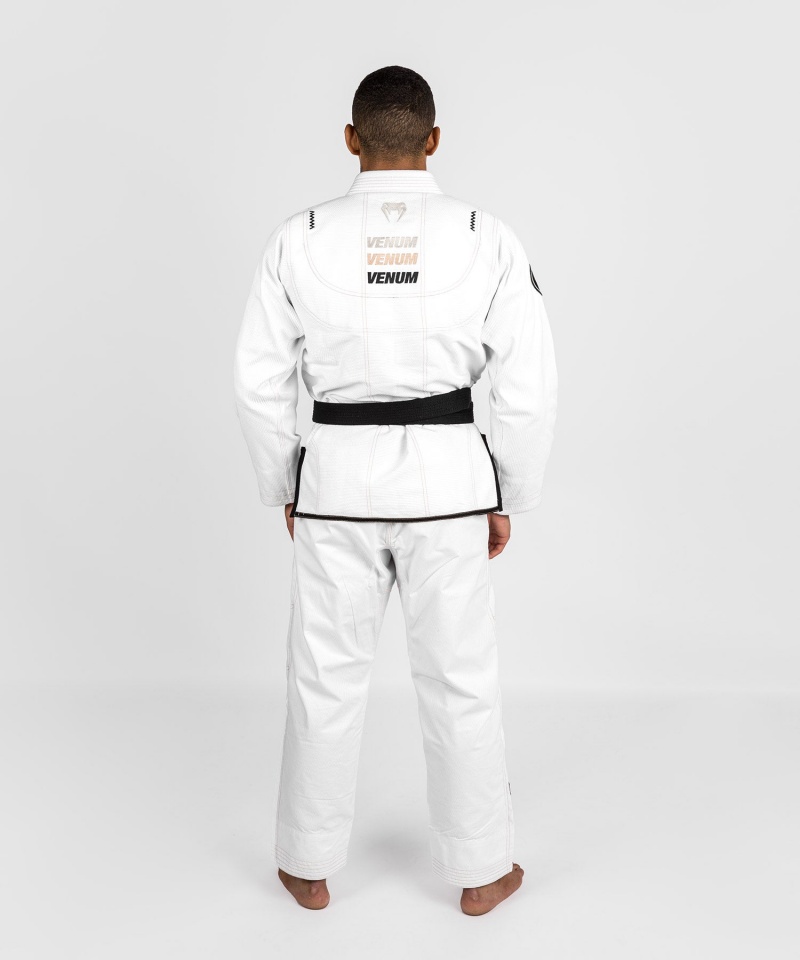 Venum Elite 4.0 Brazilian Jiu Jitsu Gi Miesten BJJ Kimonos Valkoinen | 03281-YXZJ | Suomi