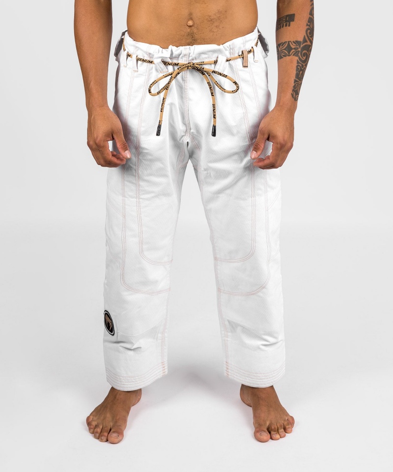 Venum Elite 4.0 Brazilian Jiu Jitsu Gi Miesten BJJ Kimonos Valkoinen | 03281-YXZJ | Suomi