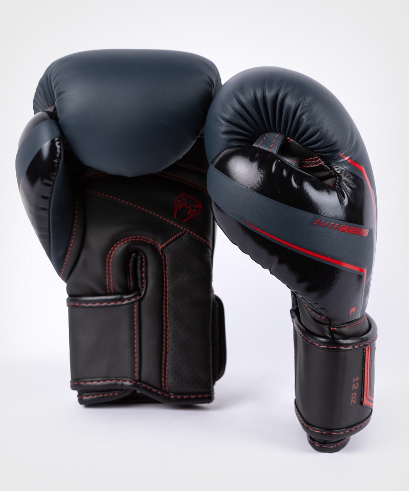 Venum Elite Evo(Muay Thai) Miesten Nyrkkeilyhanskat Laivastonsininen Mustat Punainen | 85329-CRLF | Suomi