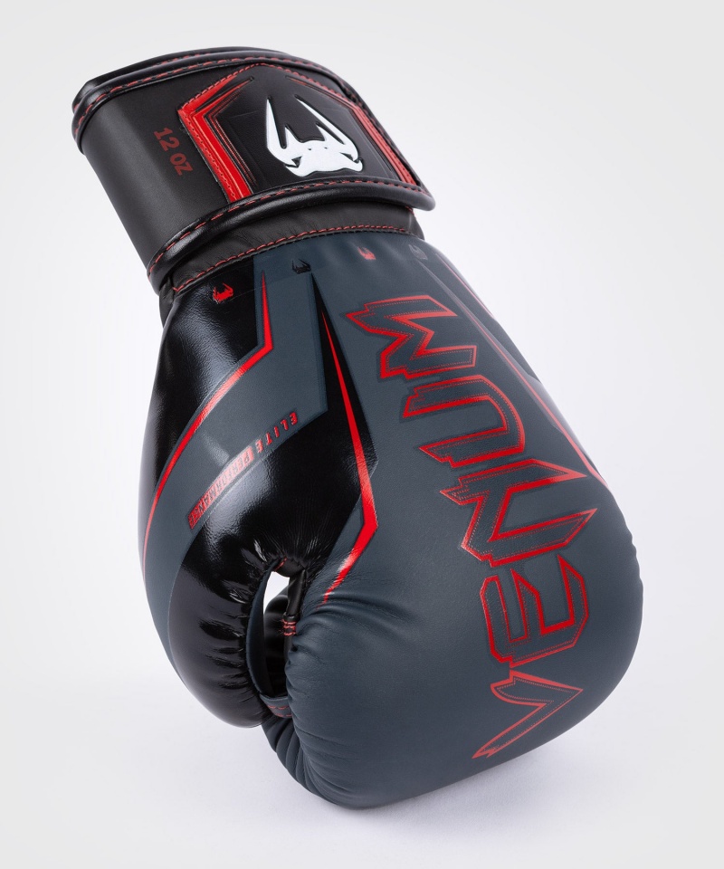 Venum Elite Evo(Muay Thai) Miesten Nyrkkeilyhanskat Laivastonsininen Mustat Punainen | 85329-CRLF | Suomi