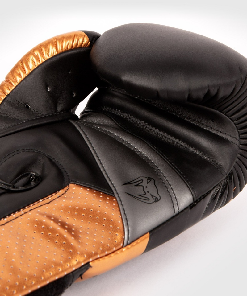 Venum Elite Evo(Muay Thai) Miesten Nyrkkeilyhanskat Mustat | 40296-LXVC | Suomi