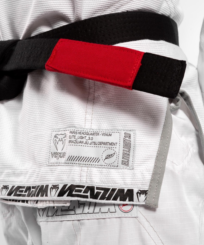 Venum Elite Light 3.0 BJJ Gi Miesten BJJ Kimonos Valkoinen | 58074-MVOY | Suomi