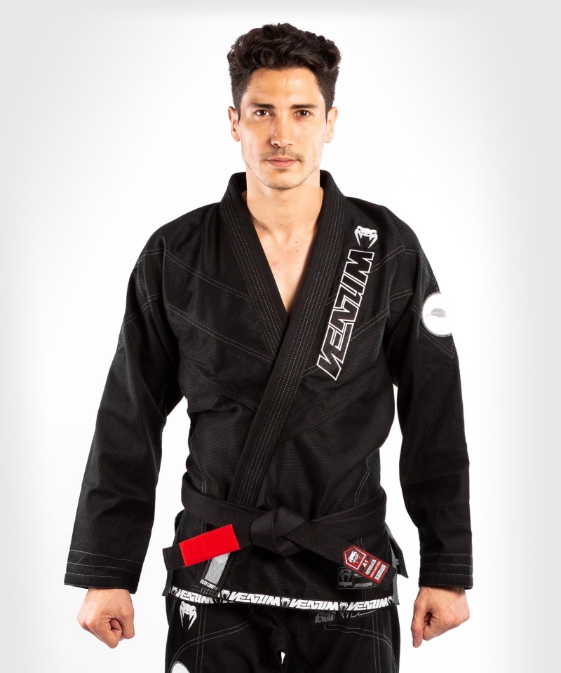 Venum Elite Light 3.0 BJJ Gi Miesten BJJ Kimonos Mustat | 14039-OQSY | Suomi