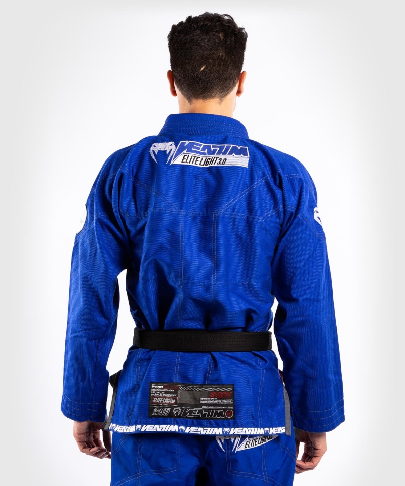 Venum Elite Light 3.0 BJJ Gi Miesten BJJ Kimonos Sininen | 65193-NZVA | Suomi