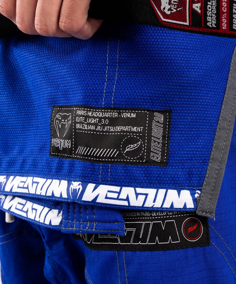 Venum Elite Light 3.0 BJJ Gi Miesten BJJ Kimonos Sininen | 65193-NZVA | Suomi