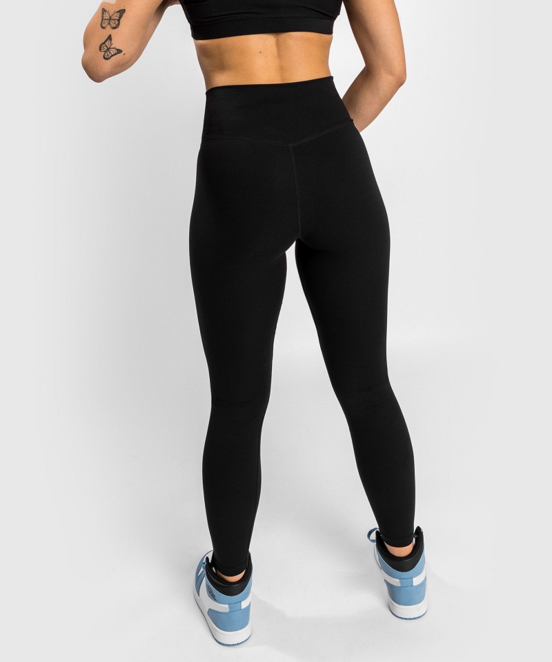 Venum Essential Lifestyle Naisten Leggings Mustat | 59460-ZERN | Suomi