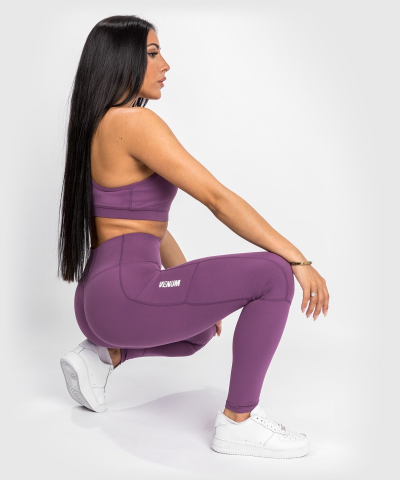 Venum Essential Performance Naisten Leggings Hopea | 82915-QTVZ | Suomi