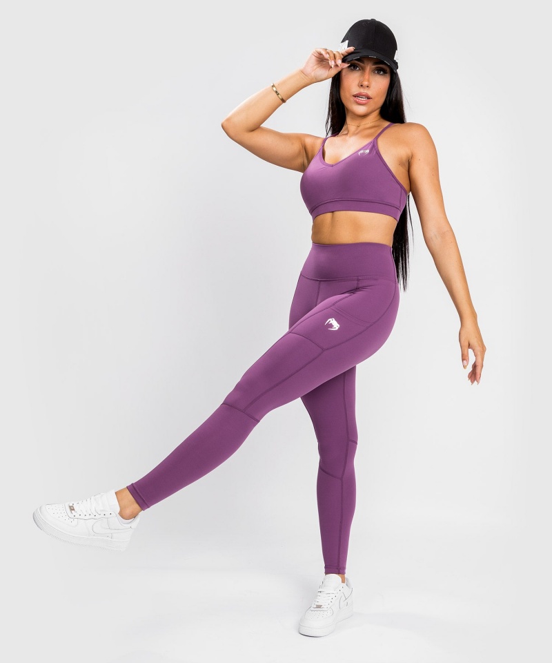 Venum Essential Performance Naisten Leggings Hopea | 82915-QTVZ | Suomi