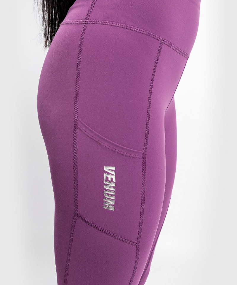 Venum Essential Performance Naisten Leggings Hopea | 82915-QTVZ | Suomi