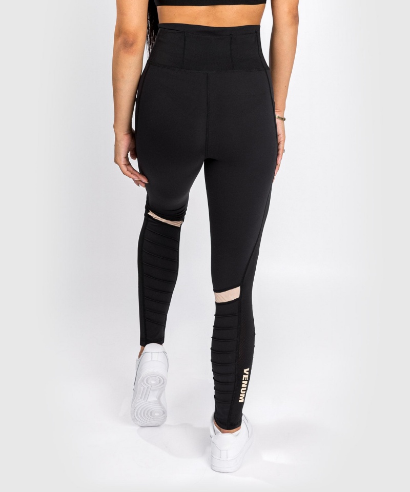 Venum Fusion 2.0 Naisten Leggings Mustat Harmaat | 93064-VQPA | Suomi