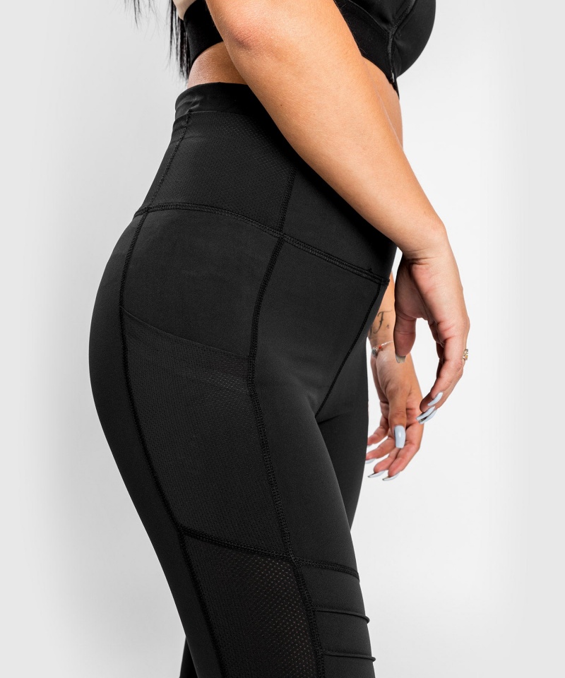 Venum Fusion 2.0 Naisten Leggings Mustat Harmaat | 93064-VQPA | Suomi