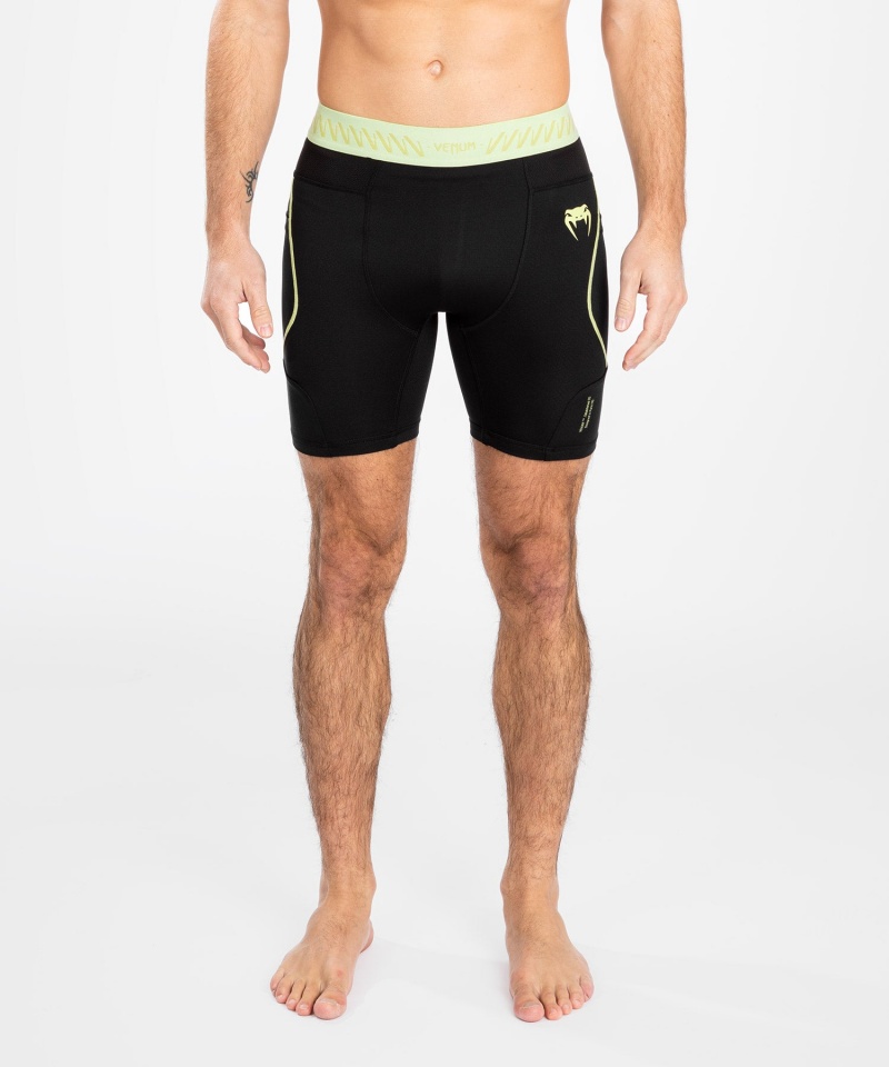 Venum Fusion 2.0 Vale Tudo(Compression) Miesten Shortsit Mustat Keltainen | 01869-BWPM | Suomi