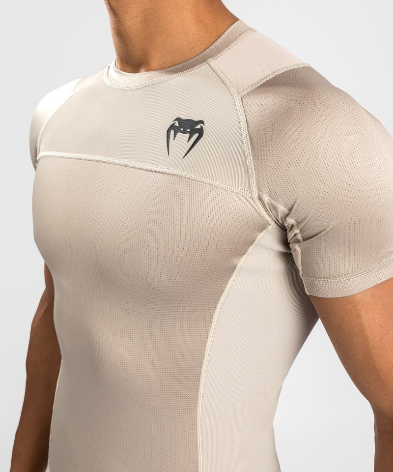 Venum G-Fit Air Shortsleeve Miesten MMA Rashguard Harmaat | 54016-FYUM | Suomi