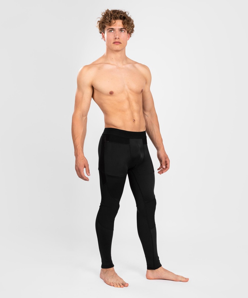 Venum G-Fit Air Spat(Compression) Miesten Leggings Mustat | 29634-YUBX | Suomi