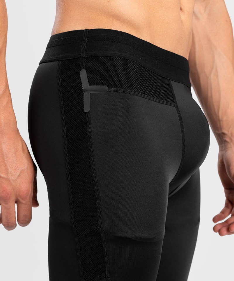 Venum G-Fit Air Spat(Compression) Miesten Leggings Mustat | 29634-YUBX | Suomi