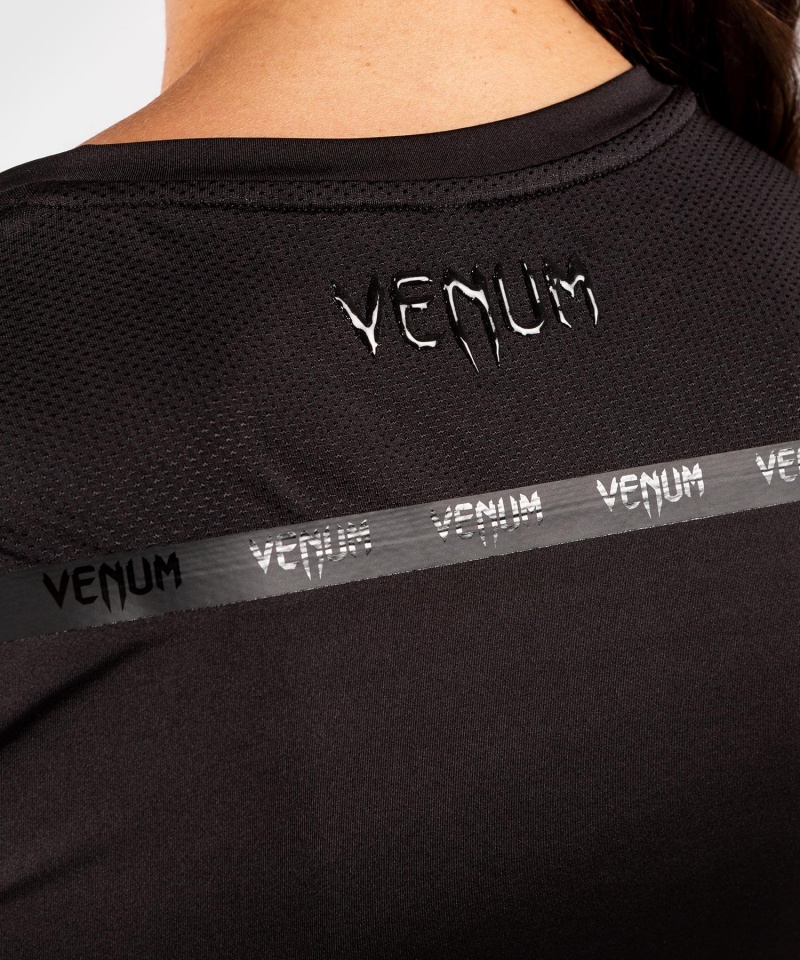 Venum G-Fit Dry-Tech Naisten T-Paita Mustat | 23804-EZUH | Suomi