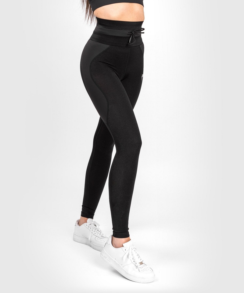 Venum Glow Naisten Leggings Mustat | 12659-IJQA | Suomi