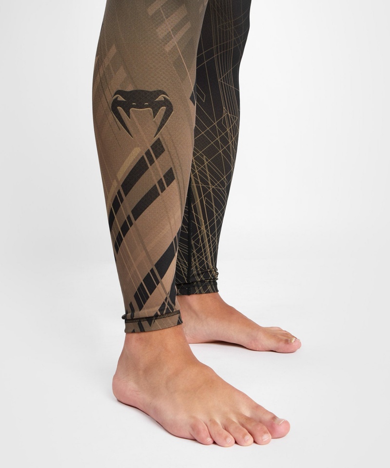 Venum Gorilla Jungle Spats(Compression) Miesten Leggings Mustat Harmaat | 20745-HEIO | Suomi