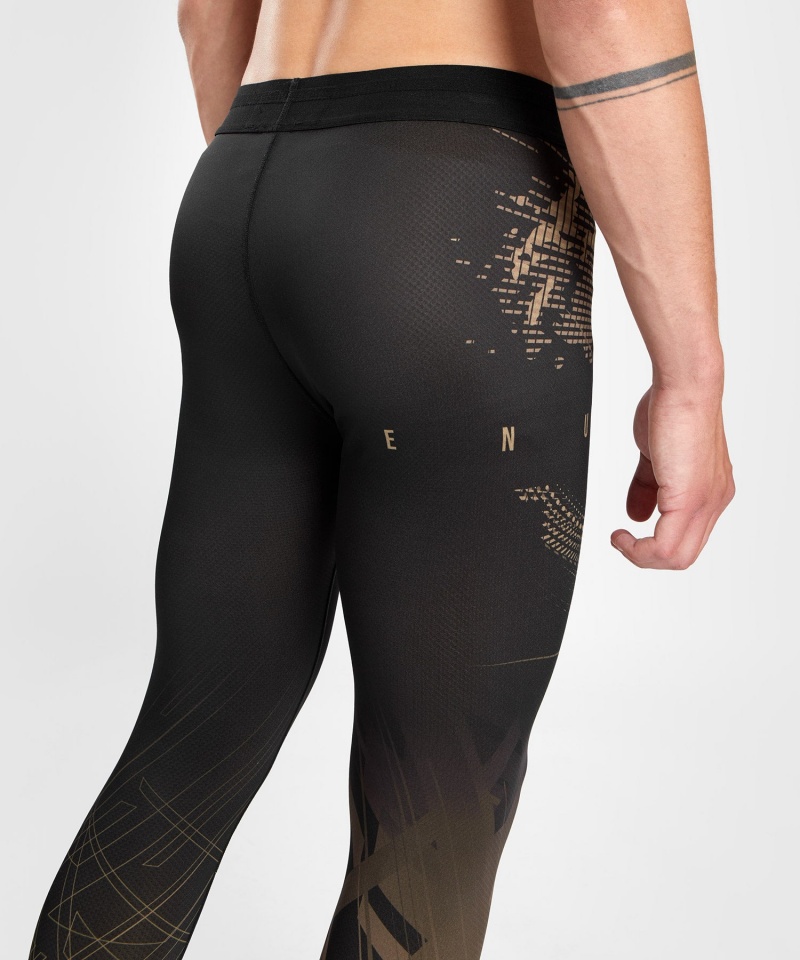 Venum Gorilla Jungle Spats(Compression) Miesten Leggings Mustat Harmaat | 20745-HEIO | Suomi