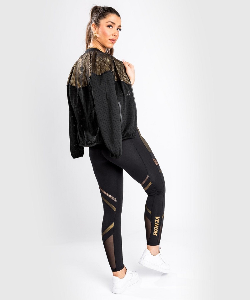 Venum Lightning 7/8 Naisten Leggings Mustat Kultaiset | 93148-XPRI | Suomi