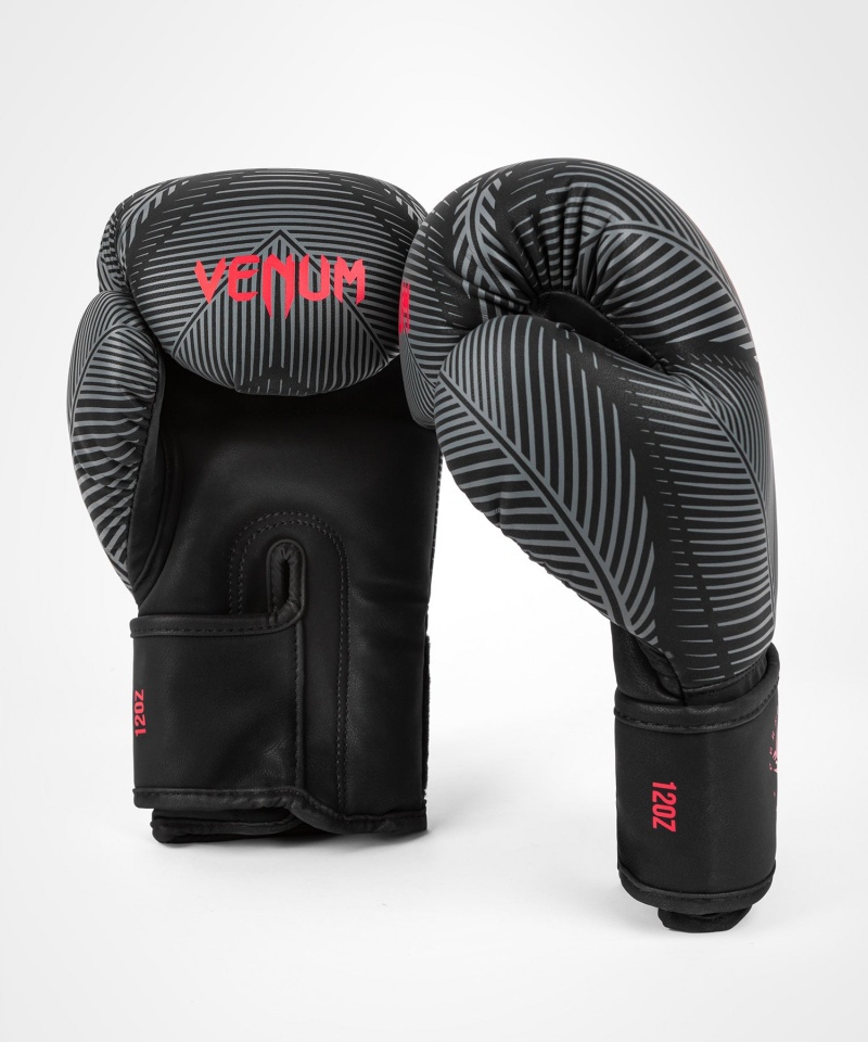 Venum Phantom(Muay Thai) Miesten Nyrkkeilyhanskat Mustat Punainen | 06921-XDOE | Suomi