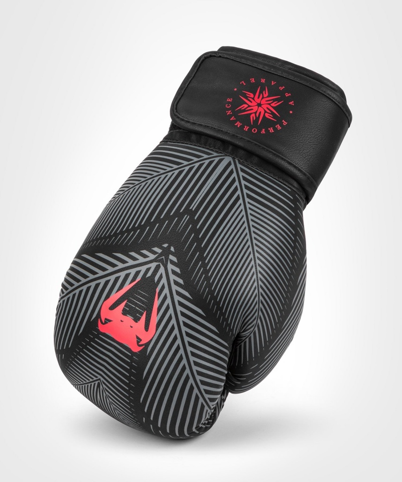 Venum Phantom(Muay Thai) Miesten Nyrkkeilyhanskat Mustat Punainen | 06921-XDOE | Suomi