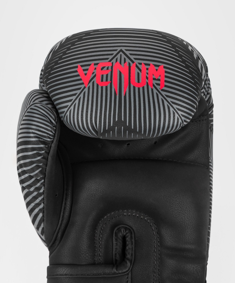 Venum Phantom(Muay Thai) Miesten Nyrkkeilyhanskat Mustat Punainen | 06921-XDOE | Suomi