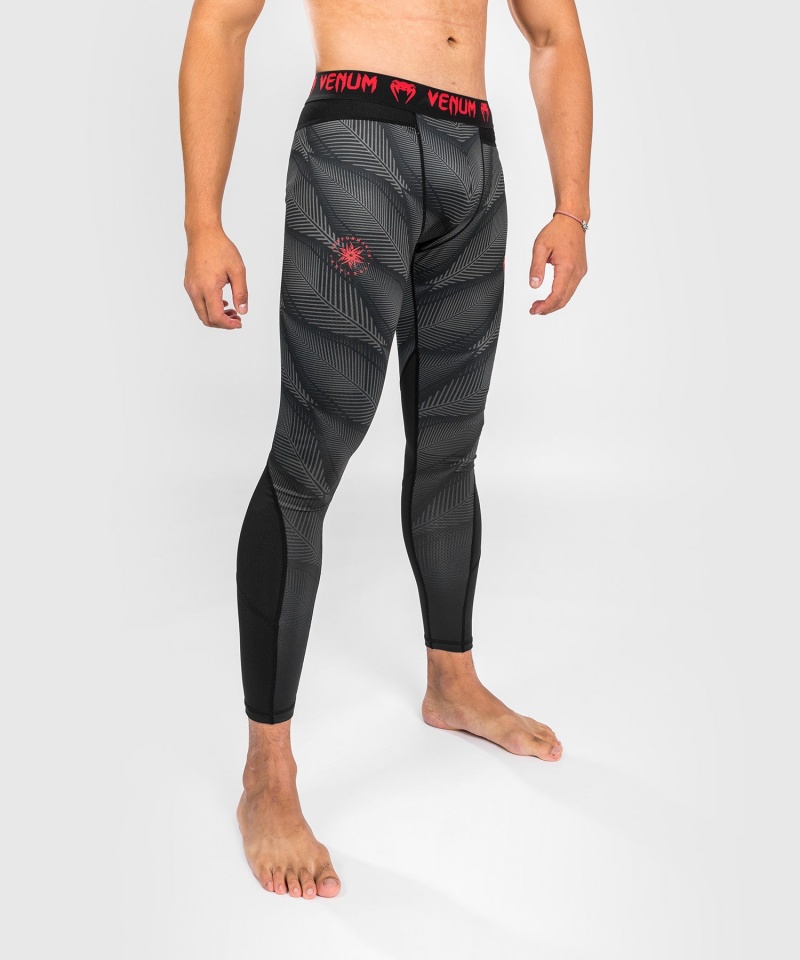 Venum Phantom Spats(Compression) Miesten Leggings Mustat Punainen | 09513-EGDY | Suomi