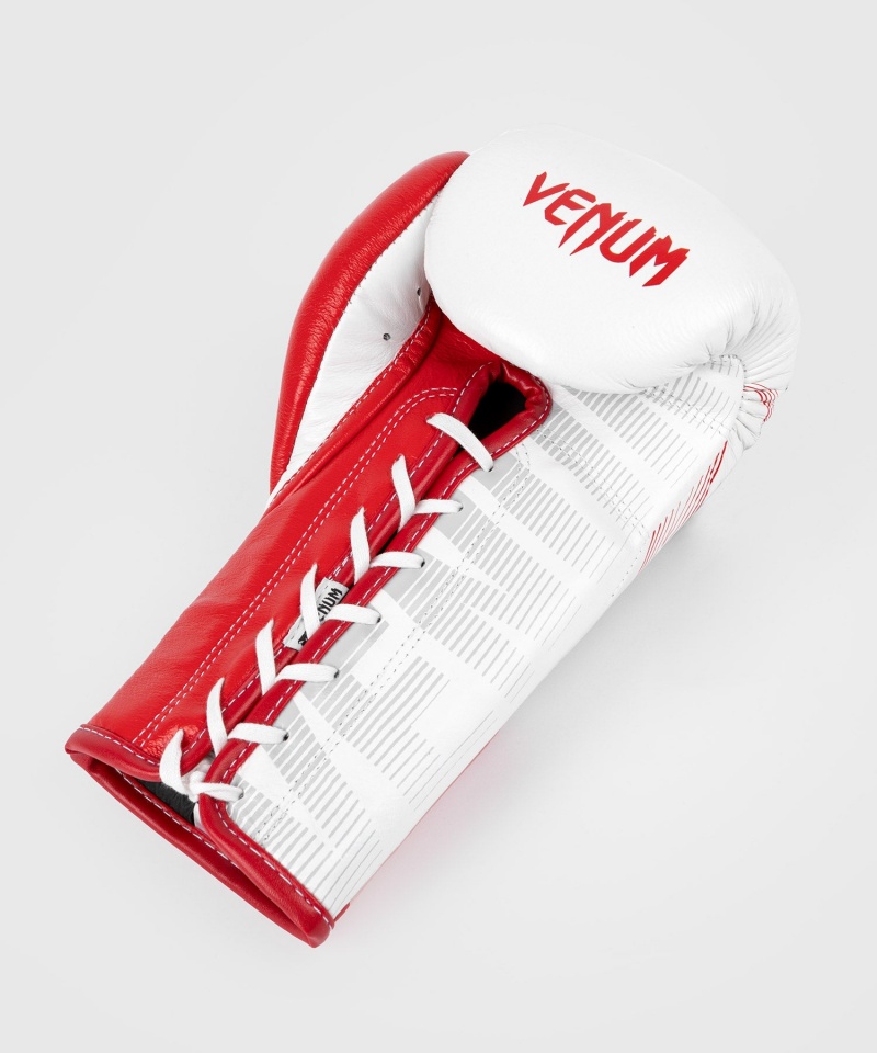 Venum RWS X Official Laces Pro Miesten Nyrkkeilyhanskat Valkoinen | 53418-FCGZ | Suomi