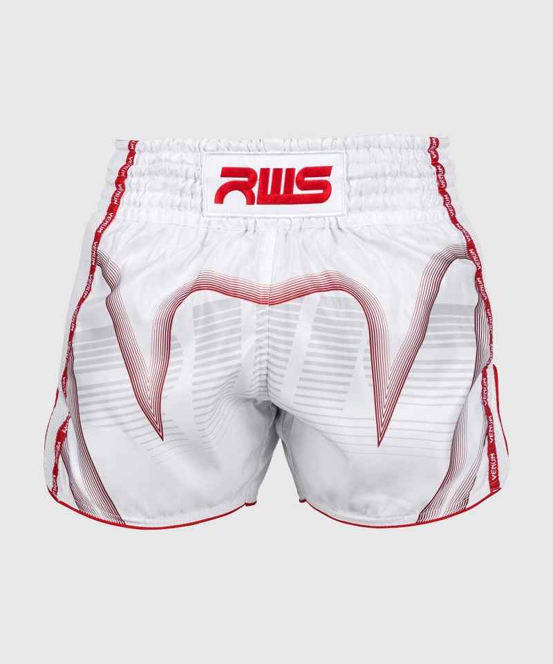 Venum RWS x Naisten Muay Thai Shortsit Valkoinen | 79521-FBDN | Suomi