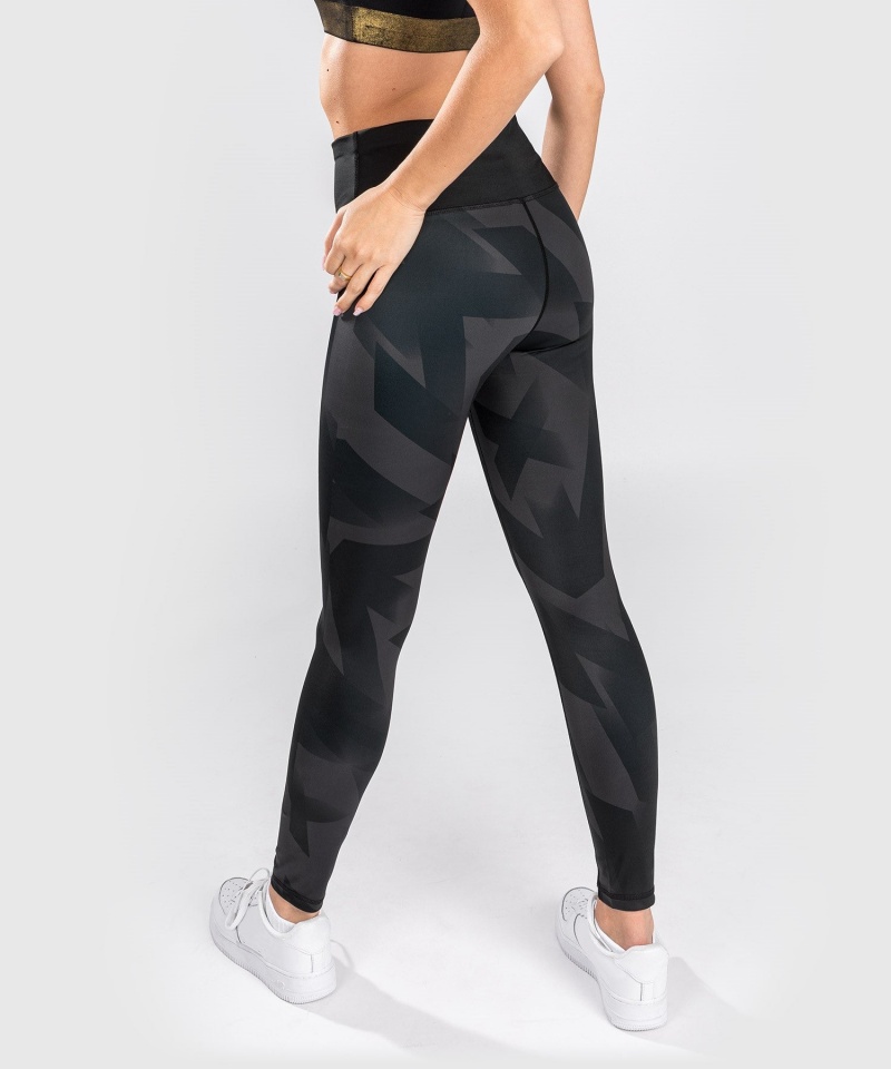 Venum Razor Naisten Leggings Mustat Kultaiset | 79835-MXWB | Suomi