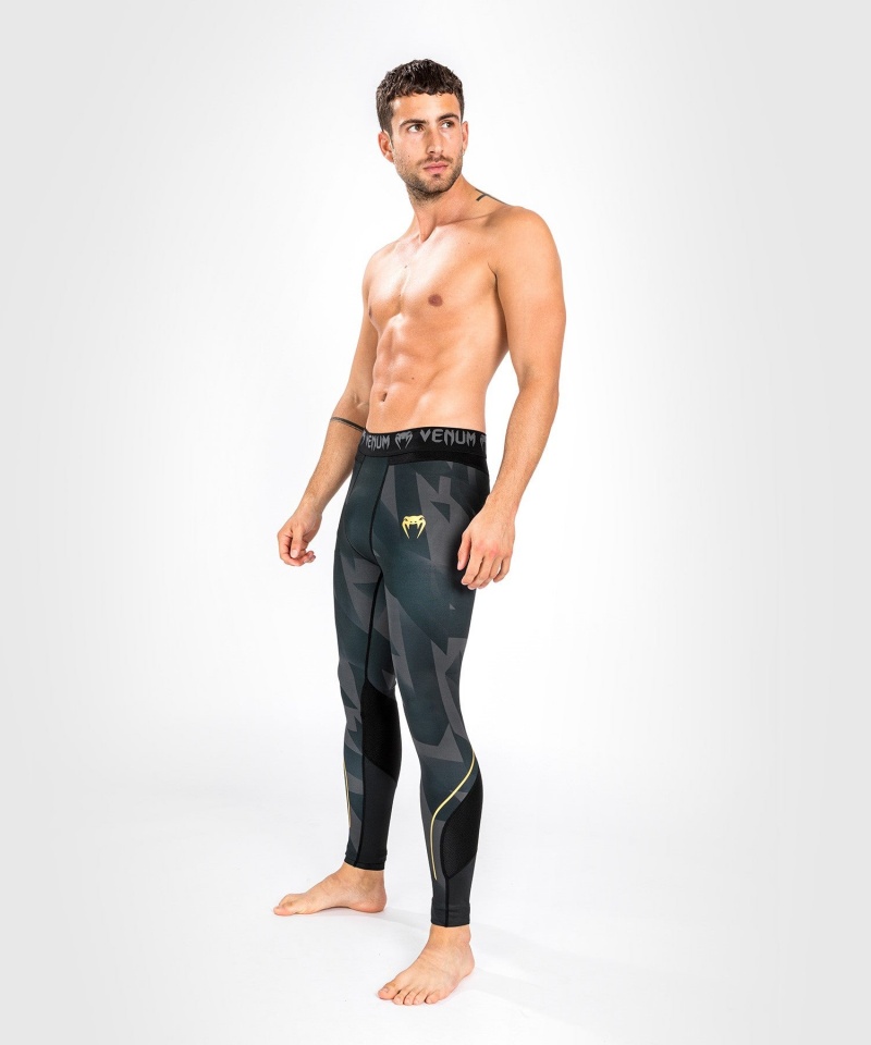 Venum Razor Spats(Compression) Miesten Leggings Mustat Kultaiset | 71829-XDHR | Suomi