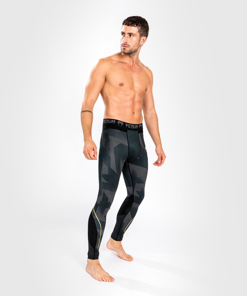 Venum Razor Spats(Compression) Miesten Leggings Mustat Kultaiset | 71829-XDHR | Suomi