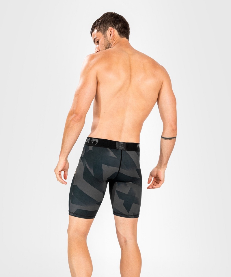 Venum Razor Vale Tudo(Compression) Miesten Shortsit Mustat Kultaiset | 59360-MZHA | Suomi