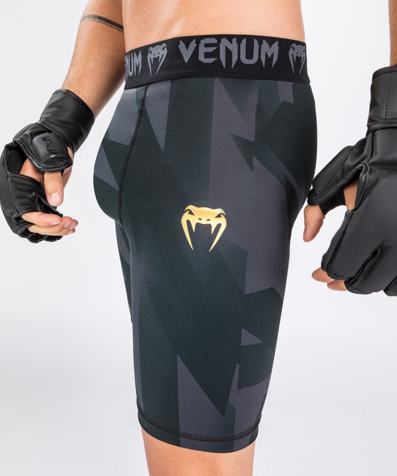 Venum Razor Vale Tudo(Compression) Miesten Shortsit Mustat Kultaiset | 59360-MZHA | Suomi