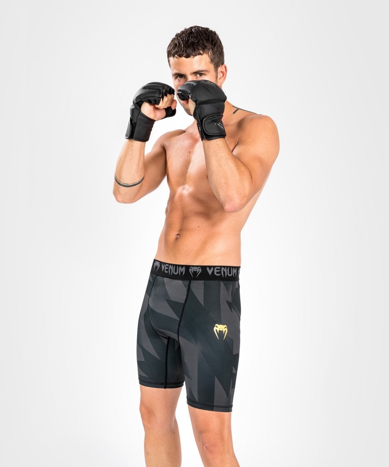 Venum Razor Vale Tudo(Compression) Miesten Shortsit Mustat Kultaiset | 59360-MZHA | Suomi