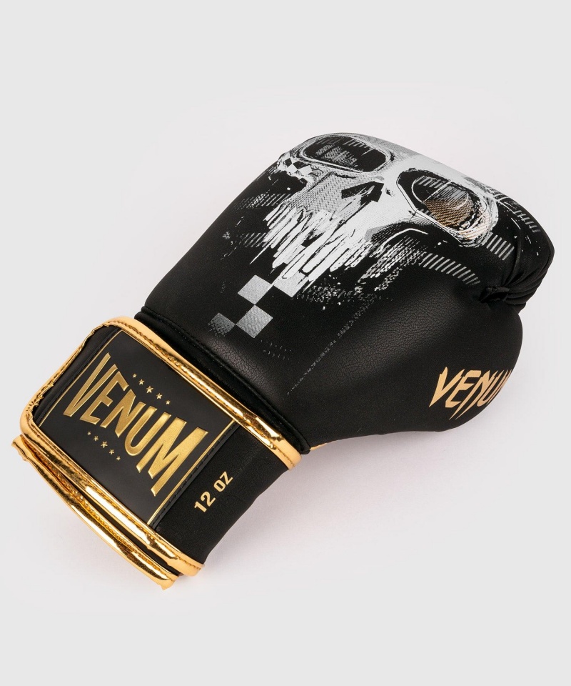 Venum Skull(Muay Thai) Miesten Nyrkkeilyhanskat Mustat | 75420-SJXA | Suomi