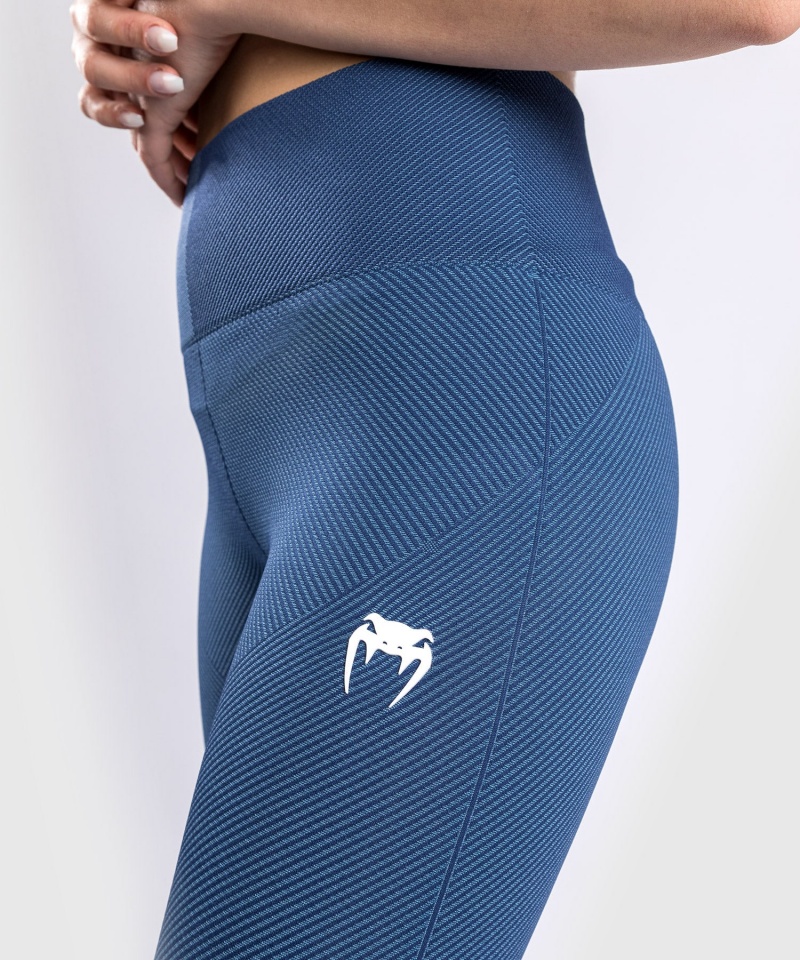 Venum Sparring Seamless 7/8 Naisten Leggings Laivastonsininen Sininen | 29014-BLAG | Suomi