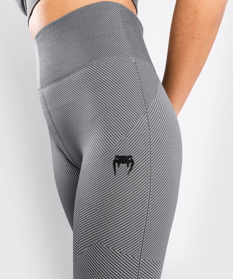 Venum Sparring Seamless Naisten Leggings Tummanharmaat | 97130-XFZC | Suomi