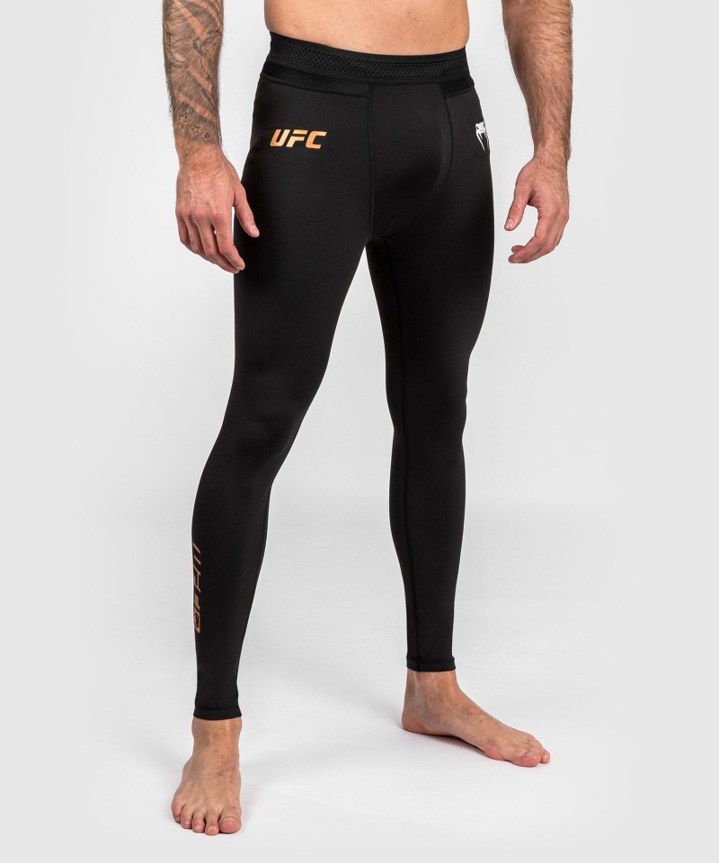 Venum UFC Adrenaline By Fight Week Performance(Compression) Miesten Leggings Mustat | 67945-NEUI | Suomi