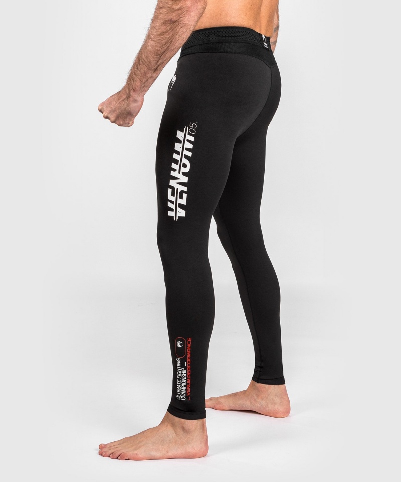 Venum UFC Adrenaline By Fight Week Performance(Compression) Miesten Leggings Mustat | 67945-NEUI | Suomi