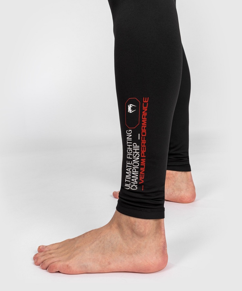 Venum UFC Adrenaline By Fight Week Performance(Compression) Miesten Leggings Mustat | 67945-NEUI | Suomi