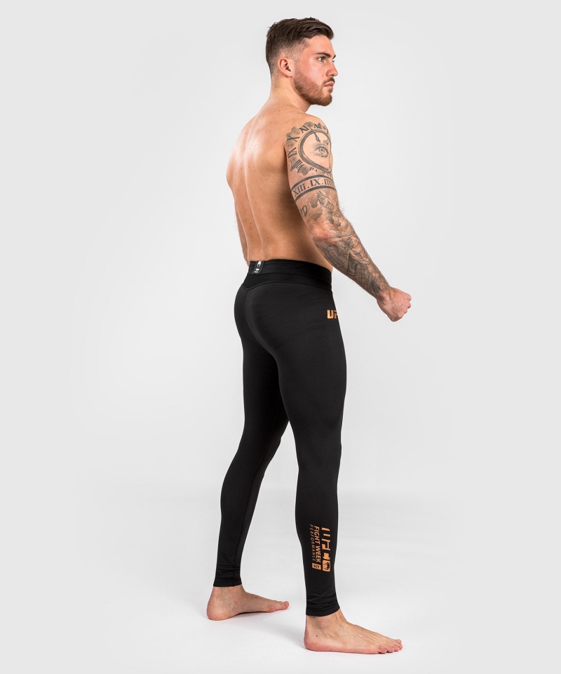 Venum UFC Adrenaline By Fight Week Performance(Compression) Miesten Leggings Mustat | 67945-NEUI | Suomi