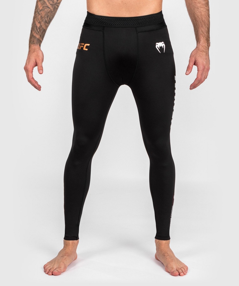 Venum UFC Adrenaline By Fight Week Performance(Compression) Miesten Leggings Mustat | 67945-NEUI | Suomi